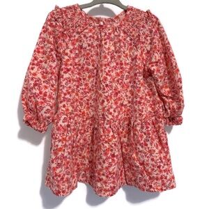 Old Navy Floral Pink and Cream Dress